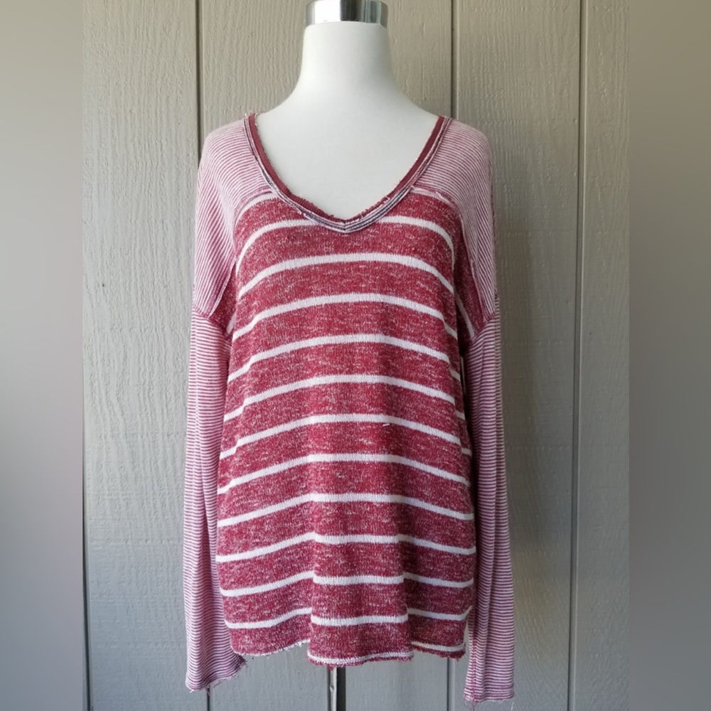 Free People stripe long sleeve